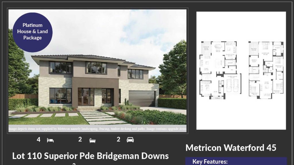 Metricon to build luxury homes at Bridgeman Hilltop estate